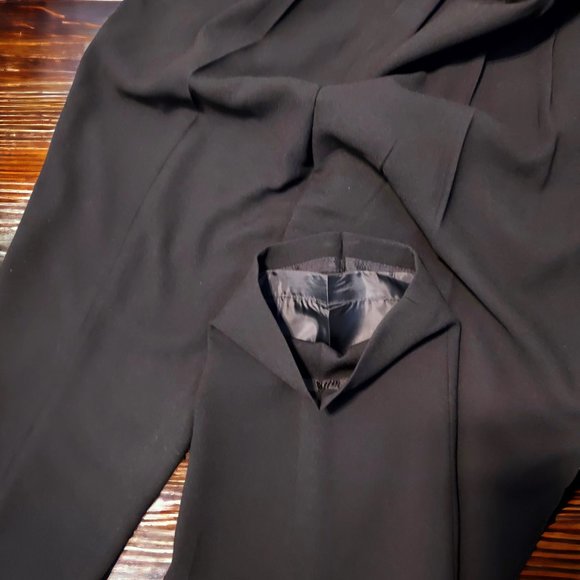 NYGARD COLLECTION BLACK WOMEN’S SIZE 16 HIGH RISE STRAIGHT LEG LINED SLACKS - Picture 7 of 10